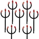 Kit 7un Tridente de Pomba Gira Ferramenta Religioso 10cm