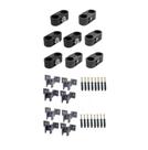 Kit 8 Abraçadeiras e 8 Fixadores Para Cercadinho Pet Cercado