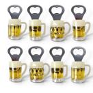 Kit 8 Abridor De Garrafa C/ Imã Cerveja Chop Sortido Metal