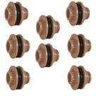 Kit 8 Adaptador C/ Borracha Vedação 1/2 P/ Caixa Água 20mm