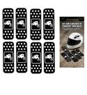 Kit 8 Adesivos Decorativos Band-aid Moto 6.5x2.2 cm humor