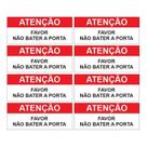 Kit 8 Adesivos Não Bata A Porta, Taxi, Uber, 99, Motorista