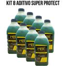 Kit 8 aditivo radiador mdx eco super protect verde
