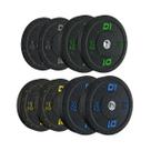 Kit 8 Anilhas Olímpica Bumper Hi Temp - 100kg Kit 8 Anilhas Olímpica Bumper Hi Temp - 100kg