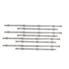 Kit 8 Barras Led Compatível TV Samsung UN43T5300AG - LM41-00623D/LM41-00622A