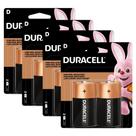 Kit 8 Bateria Pilha Alcalina Grande Duracell 1.5V Radio Câmera Digital Brinquedo Aquecedor Lanterna