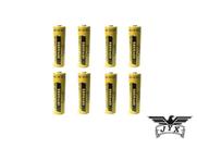 Kit 8 Baterias Utra Potente 18650 JYX Carga 9800mAh Duração Fantástica