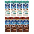 Kit 8 Bebida De Amêndoa Almond Breeze Sabores Chocolate e Original 1l