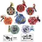 Kit 8 Beyblade Burst Valt Shu Ken Zac Lui + 11 Lançador + 3 Grip Kit 8 Beyblade Burst Valt Shu Ken Zac Lui + 11 Lançador + 3 Grip