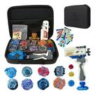 Kit 8 Beyblade com Lançador Grip Beyloger Kit 8 Beyblade com Lançador Grip Beyloger