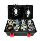 Kit 8 Beyblades De Metal Com Puxadores e Maleta