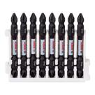 Kit 8 bits ponta dupla c/ controle de impacto 65mm - ph2 bosch Kit 8 bits ponta dupla c/ controle de impacto 65mm - ph2 bosch