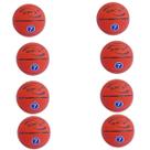 Kit 8 Bola de Basquete Com Bico P/ Encher Tamanho Oficial N 7
