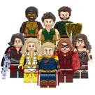 Kit 8 bonecos the boys homelander maeve blocos de montar