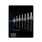 Kit 8 Brocas Escareadoras P/ Madeira Chanfro Nivelado