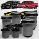 Kit 8 Buchas Bandeja Inferior Superior Hilux e Sw4 2016/.