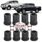 Kit 8 buchas do jumelo da mola traseira hilux 2005 2006 2007 2008 2009 2010 2011 2012 2013 2014 2015
