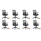 Kit 8 Cadeiras Diretor NR17 Office Chicago