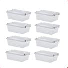 Kit 8 Caixa Organizadora Decorativa Multiuso 2,5 Litros Kit 8 Caixa Organizadora Decorativa Multiuso 2,5 Litros