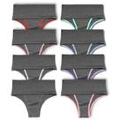 Kit 8 Calcinha Fitness Cós Alto Compressão Segura Barriga
