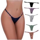 Kit 8 Calcinha Tanga Feminina Microfibra Com Regulagem Lateral Fio Dental Conforto Adulto