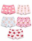 Kit 8 Calcinhas Boxer Infantil Menina Algodão, Shorts, Confortável, Não Marca, Não Sobe, Estampas Sortidas 2 a 14 Anos