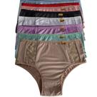 Kit 8 Calcinhas Cintura Alta Plus Size Calçola Lingerie Feminino Senhora Cós Alto Conforto Com Renda