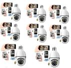 Kit 8 Camera Ip Segurança Lampada Yoosee Panoramica Wifi1080 Espia Kit 8 Camera Ip Segurança Lampada Yoosee Panoramica Wifi1080 Espia