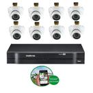 Kit 8 Câmeras De Segurança 2 MP Full Hd 1080p Dvr Intelbras mhdx Full Hd