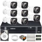 Kit 8 Câmeras de Segurança Full HD 20 Metros Infravermelho + DVR Intelbras + HD + Cabos e Acessórios Kit 8 Câmeras de Segurança Full HD 20 Metros Infravermelho + DVR Intelbras + HD + Cabos e Acessórios
