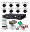 Kit 8 Câmeras Dome Intelbras 1120d Dvr 8 Canais Mhdx Full c/hd Kit 8 Câmeras Dome Intelbras 1120d Dvr 8 Canais Mhdx Full c/hd
