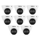 Kit 8 Câmeras Dome VLP 1230 D IP Full HD 1080p IP67 Visão Noturna 30m Lente 2.8 mm Intelbras