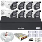 Kit 8 Câmeras Full Color C/Áudio Dvr Intelbras 8 canais S/HD