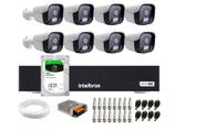 Kit 8 Câmeras Full Color Dvr Intelbras 1008c 8ch 1tb