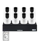 Kit 8 Câmeras Full HD Im4 C Intelbras Nvd 1408 Intelbras Com 8 Canais Com Hd 2tb Instalado