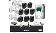 Kit 8 Cameras Intelbras 1120 Dvr 8 Canais 1008c C/ 2t