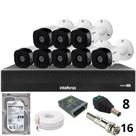 Kit 8 Câmeras Intelbras 1120b Full Hd Dvr Mhdx 1016-c Intelbras Com Detecção De Movimentos Hd 3tb Kit 8 Câmeras Intelbras 1120b Full Hd Dvr Mhdx 1016-c Intelbras Com Detecção De Movimentos Hd 3tb