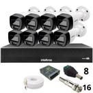 Kit 8 Câmeras Intelbras 1220b Full Color Dvr Mhdx 1016-c Intelbras Com Detecção De Movimentos Sem Hd Kit 8 Câmeras Intelbras 1220b Full Color Dvr Mhdx 1016-c Intelbras Com Detecção De Movimentos Sem Hd