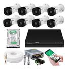 Kit 8 Câmeras Intelbras Full Hd 1220b Dvr 8ch Com Hd Incluso Kit 8 Câmeras Intelbras Full Hd 1220b Dvr 8ch Com Hd Incluso