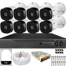 Kit 8 Câmeras Intelbras Vhd 1220b 20m Dvr 8 Canais Alta Performance Hd 1TB