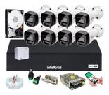 Kit 8 Cameras Intelbras Vhd 3220fc+ Full Color Audio, Dvr 8ch C/hd 500gb Kit 8 Cameras Intelbras Vhd 3220fc+ Full Color Audio, Dvr 8ch C/hd 500gb