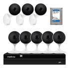 Kit 8 Câmeras Segurança Full Hd Im3 Wifi Nvd Intelbras 1tb