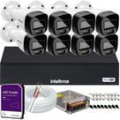 Kit 8 Cameras Segurança Intelbras VHD 3220b+ Microfone Audio Full Color 1080p Dvr 3008c 2TB Purple Kit 8 Cameras Segurança Intelbras VHD 3220b+ Microfone Audio Full Color 1080p Dvr 3008c 2TB Purple