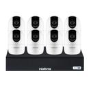 Kit 8 Câmeras Wi-Fi Intelbras IM4 NVD 1408 1080p Intelbras Com 8 Canais Sem Hd