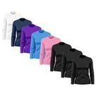 Kit 8 Camisetas Feminina Manga Longa Dry Básica Lisa Proteção Solar UV Térmica Blusa Academia Kit 8 Camisetas Feminina Manga Longa Dry Básica Lisa Proteção Solar UV Térmica Blusa Academia