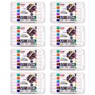 Kit 8 Caneta Marcador Pen Waterproof Marker Acrylic 12 Cores