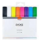 Kit 8 Caneta Vidro Lousa Vitrine Carro Giz Liquido Lindas Cores