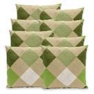 Kit 8 Capas de Almofadas Favinho 40x40 C/ Zíper PIQUET Estampadas
