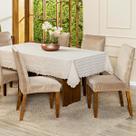 Kit 8 Capas de Cadeira Jantar Lisa Splendore Ajustável com Elástico Tecido Veludo Suede Decoração Luxo Para Cozinha