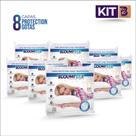 Kit 8 Capas Para Travesseiros Protéction Gotas - BloumFlex